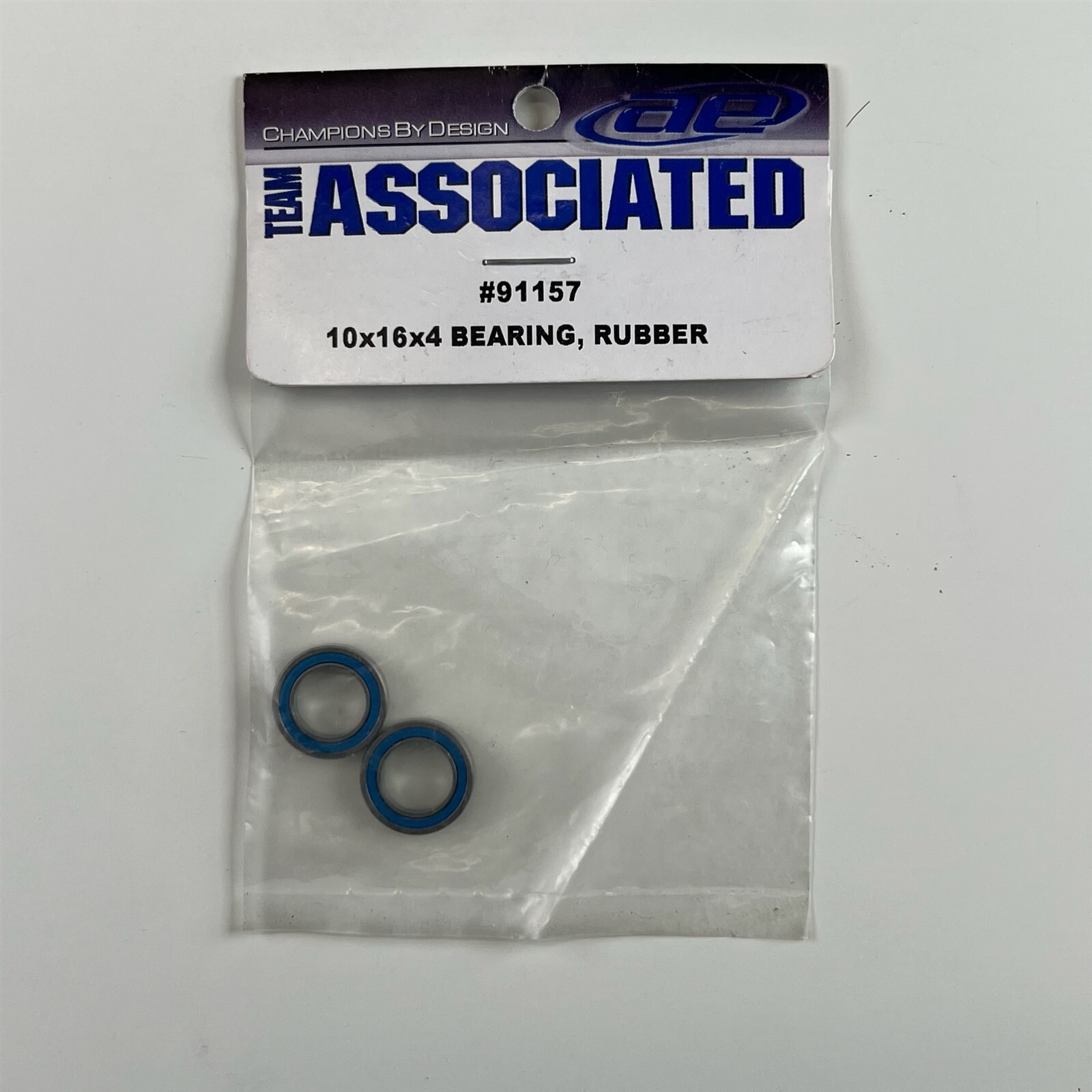 Team Associated 91157 Rubber 10x16x4 Bearing NEW