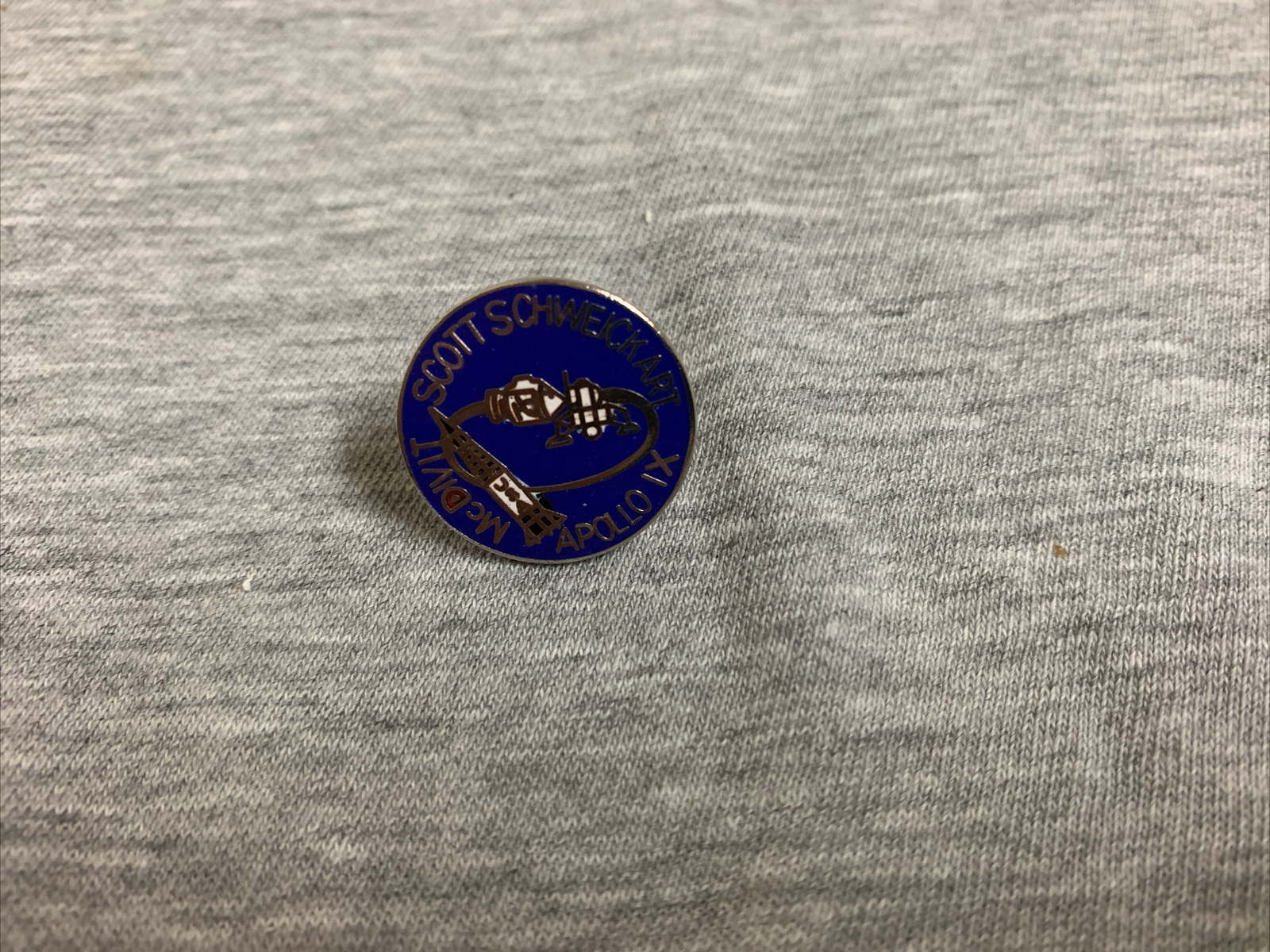 Vintage Apollo IX McDivit Scott Schweickart Lapel Pin