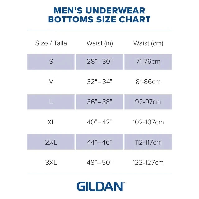 GILDAN - SIZE: S (28-30) - 3 PACK Mid-Rise Modern Briefs-Moisture Wicking - NEW!