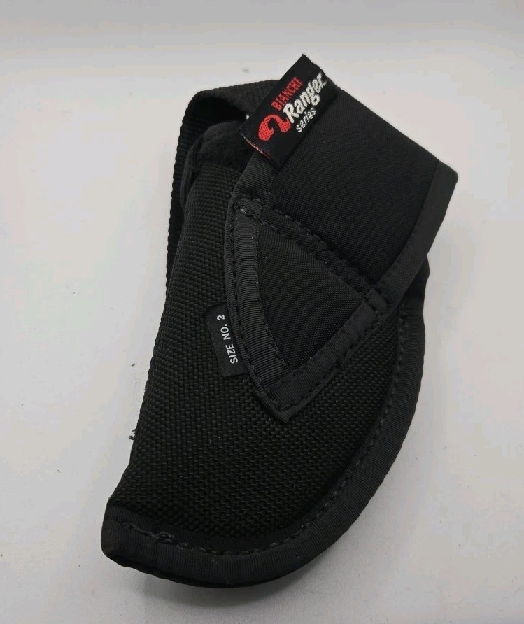 Bianchi Ranger Series Pistol Holster Black Size 2 Nylon Concealed Carry Gear