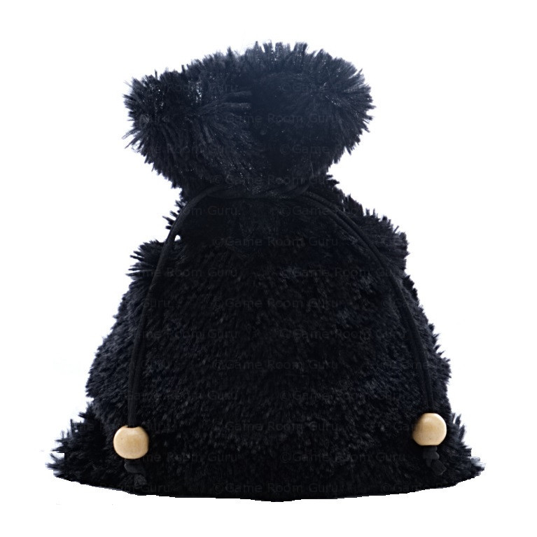 New 5 x 7 Ultra-Plush Cashmere Drawstring Dice Bag - Ships w/ Tracking - Black