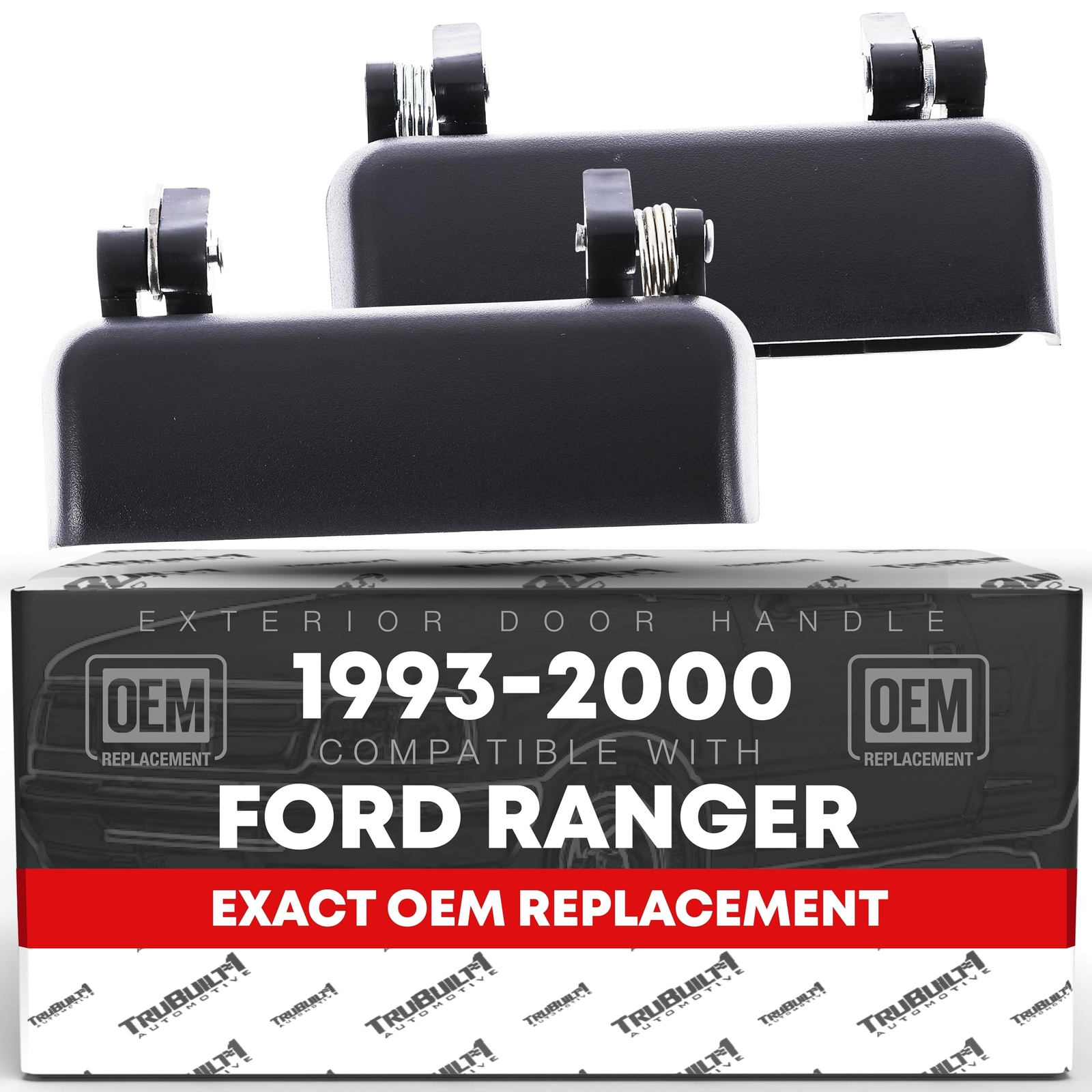 Front Door Handle Set, For 93-00 Ford Ranger, 94-00 Mazda B2300 B3000 B4000