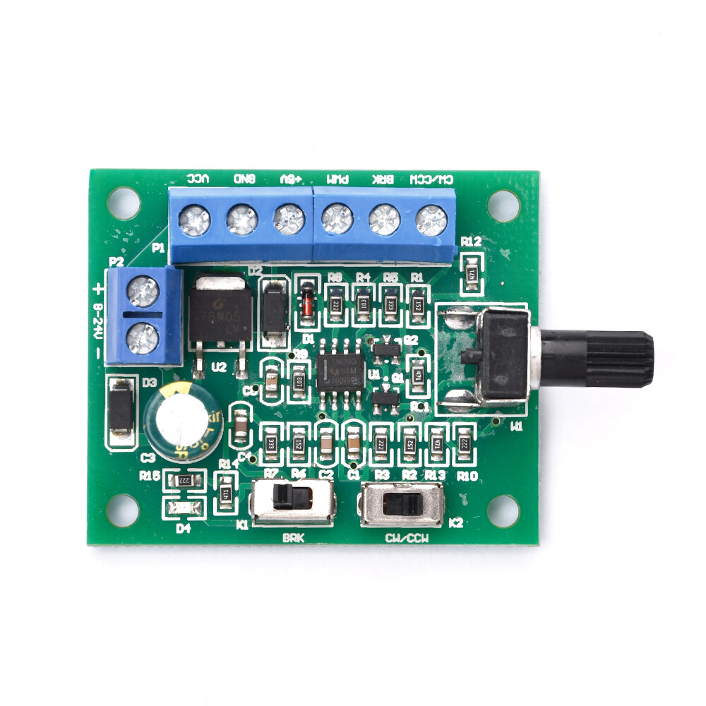 DC 8-24V Brushless Motor Speed Controller PWM Speed Control board With Driver