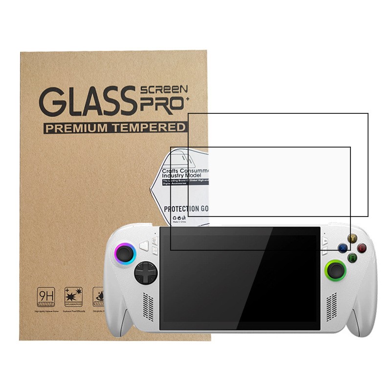 2pcs Tempered Film Screen for ASUS ROG XBOX Ally / Ally X Game Console Protector