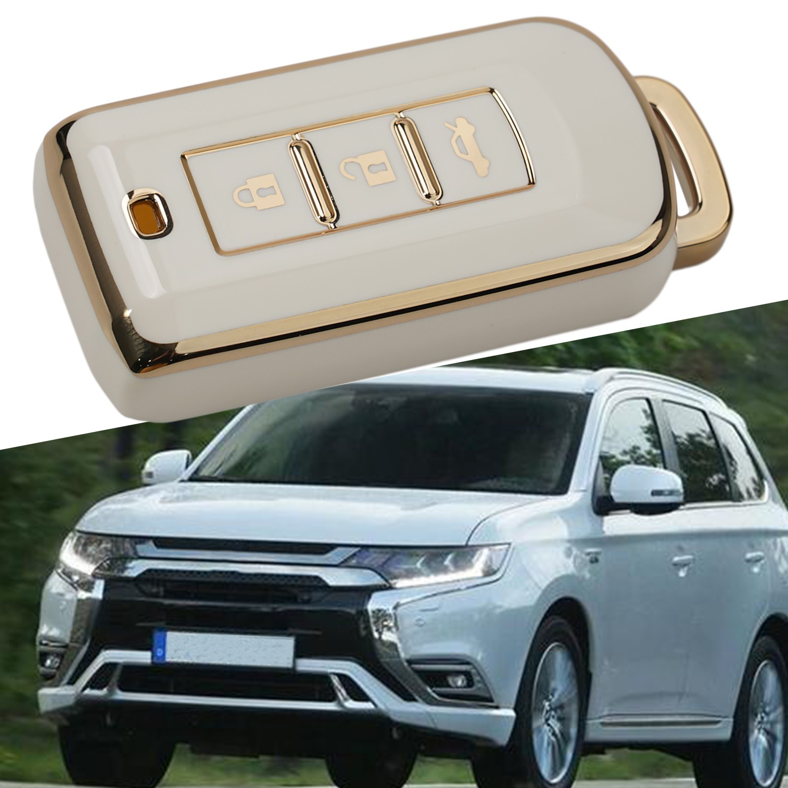 Remote Car Key Case Cover Soft Shell High Quality For Outlander Lancer Xpander