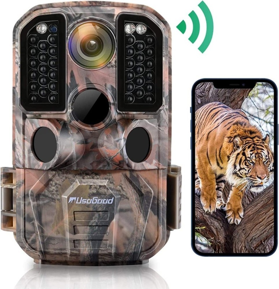 Trail Camera WiFi 24MP 1296P Wifi Game Camera with Night Vision Motion Activated