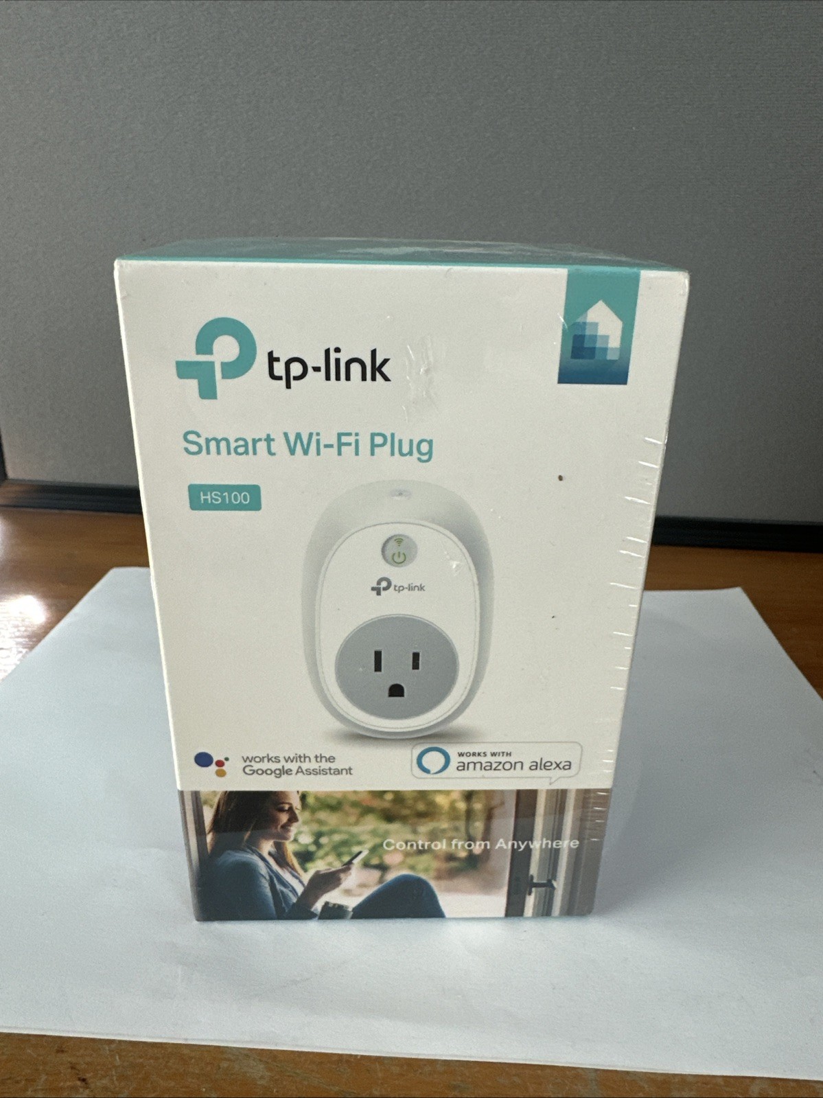 TP-LINK Smart Wi-Fi Plug White HS100 New Sealed