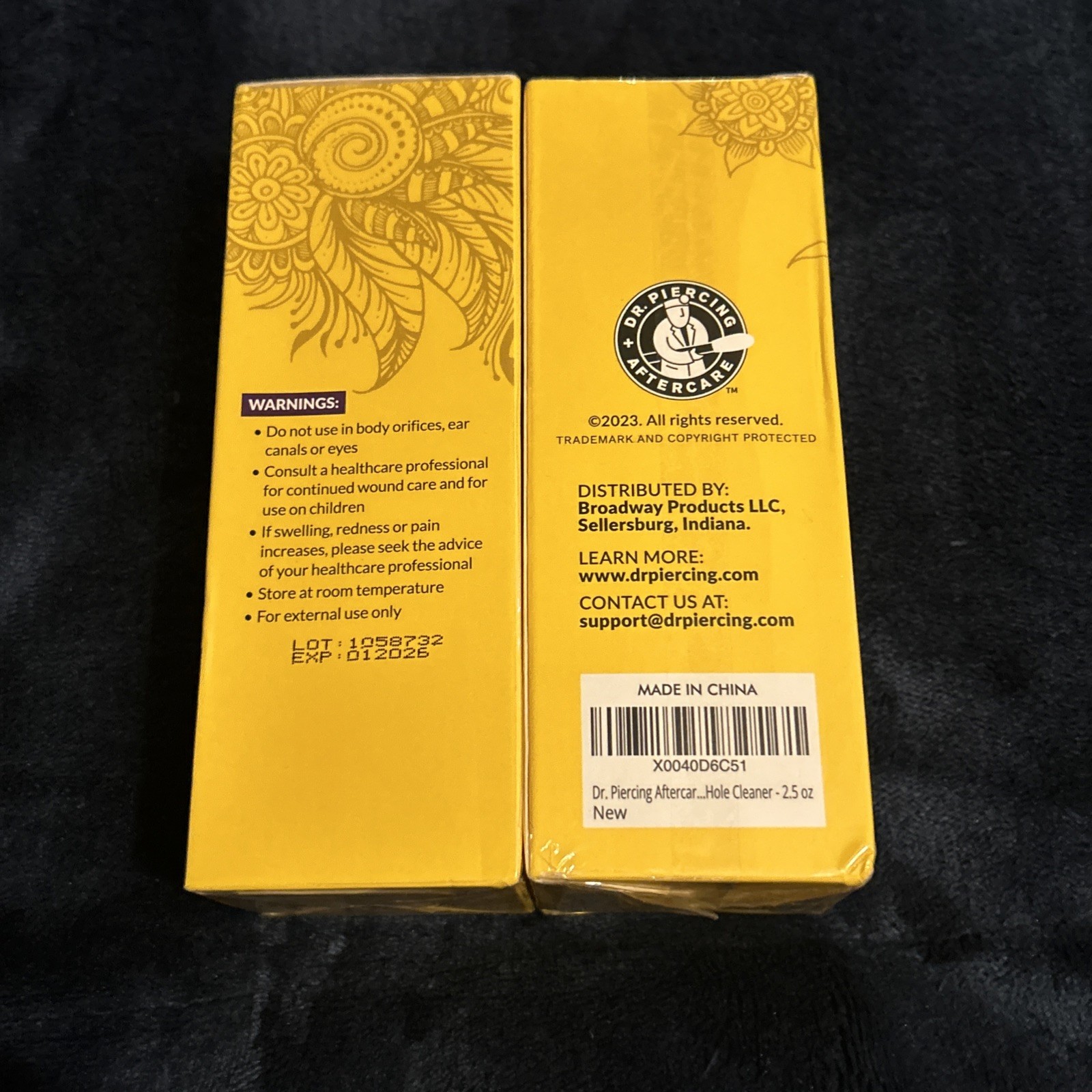 Piercing Aftercare Spray Lot Of 2