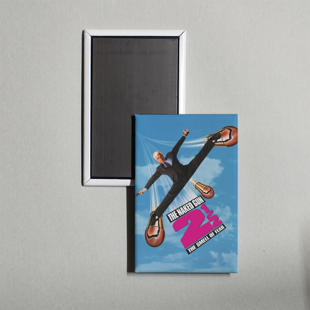 The Naked Gun 2½ The Smell of Fear Mini Movie Poster Fridge Locker Magnet