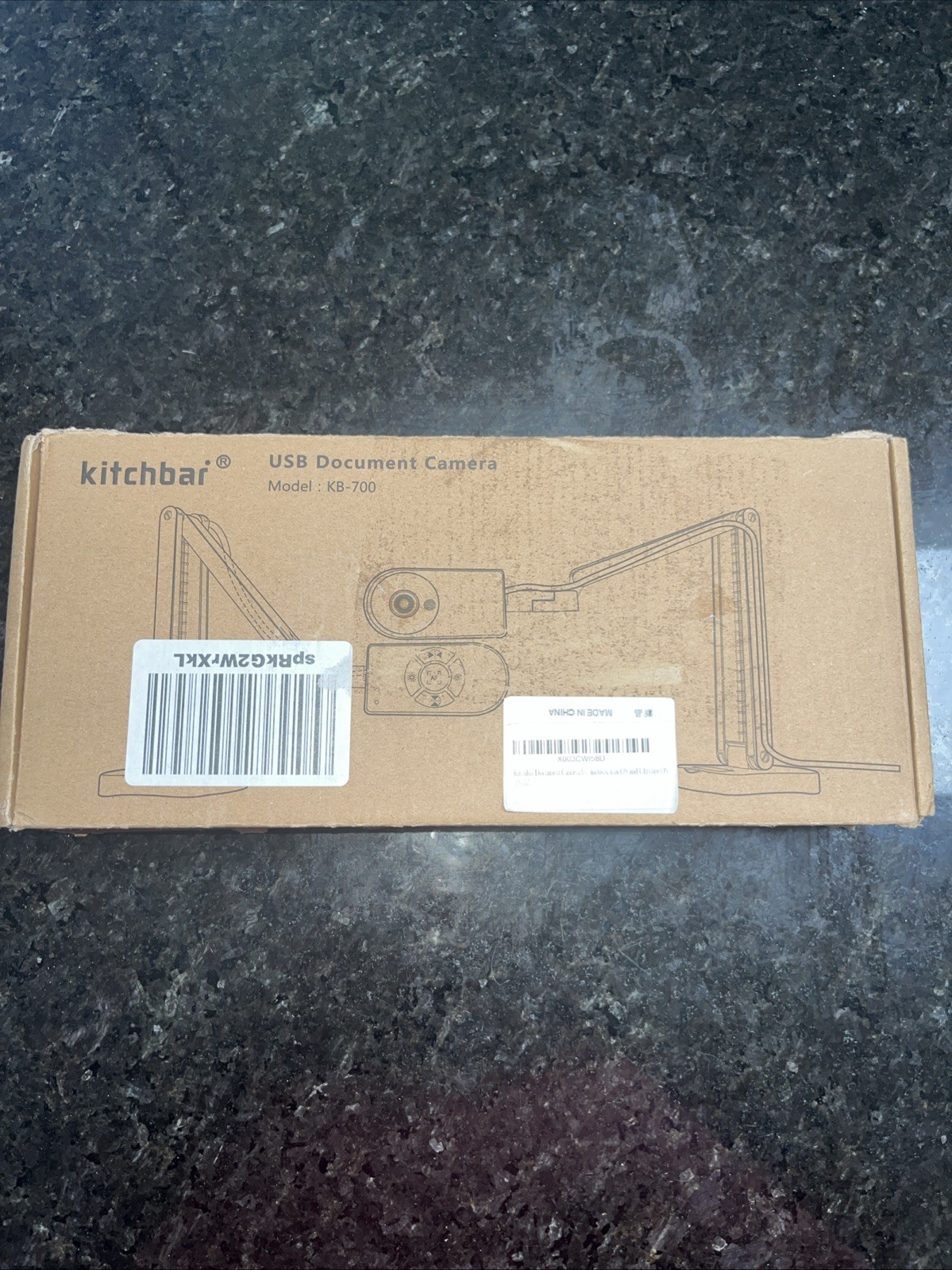 Kitchbar KB-700 USB Document Camera, a portable 8-megapixel visualizer / webcam