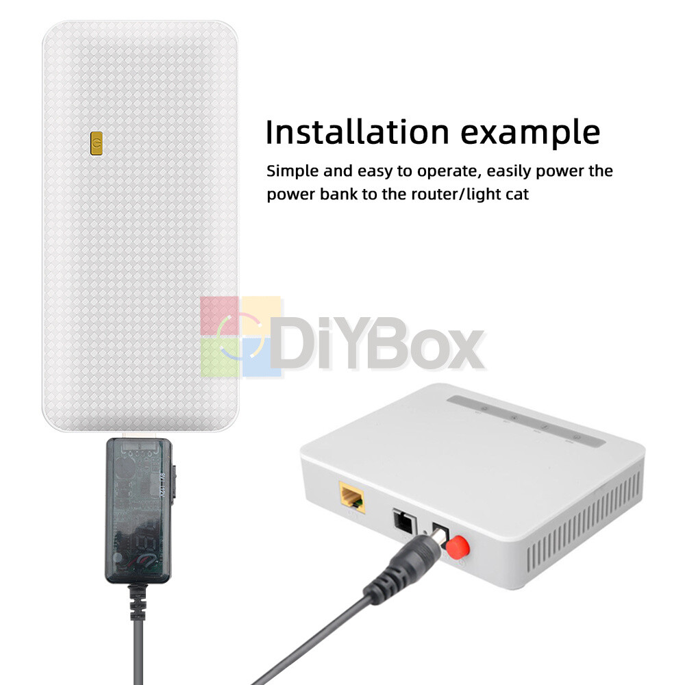 USB power boost line DC 5V to 9V 12V Step UP Voltage Adapter Cable 1A Step-up