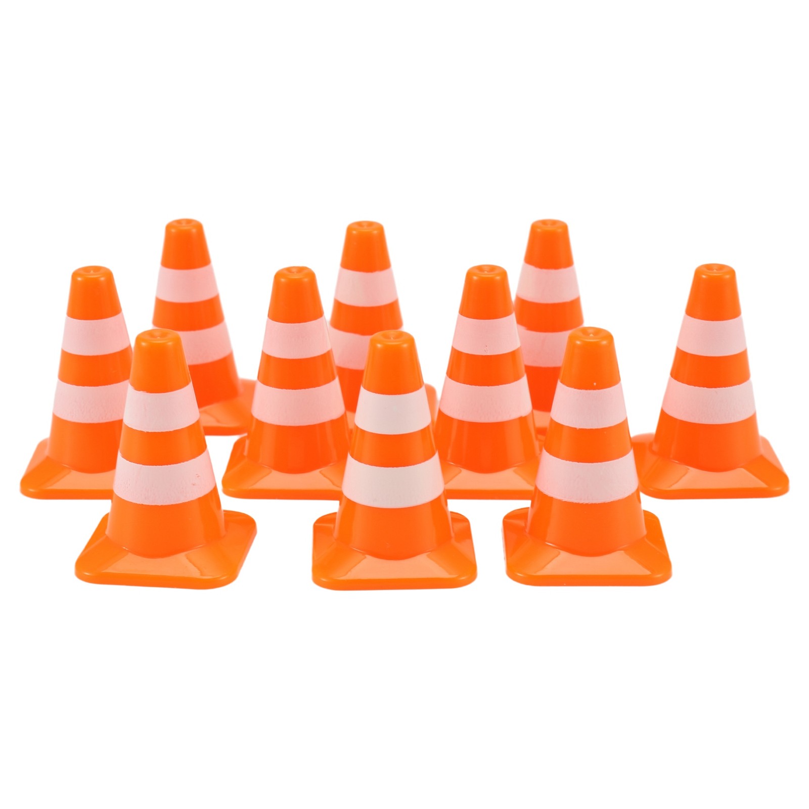 Traffic Cones 10Pcs Miniature Road Cones Construction Cones Kids Traffic9159
