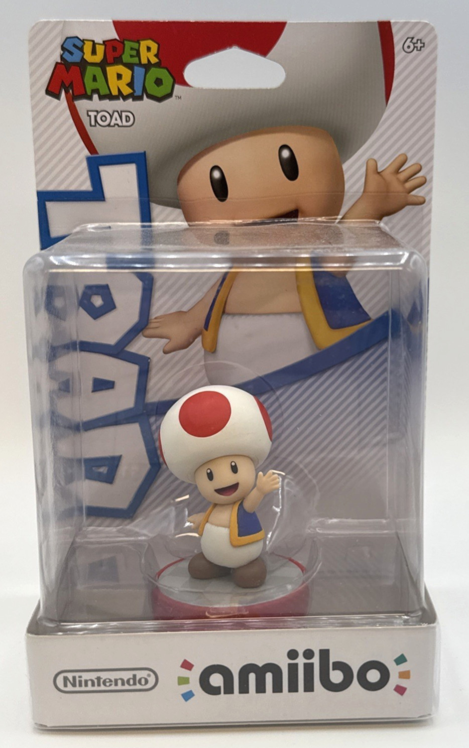 Toad Nintendo Amiibo WiiU 3DS Switch New Factory Sealed Free Shipping