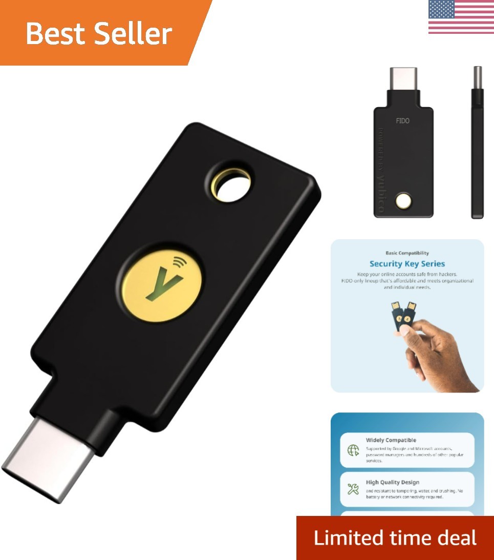 Security Key C NFC - Basic Compatibility - Multi-Factor authentication MFA Se...