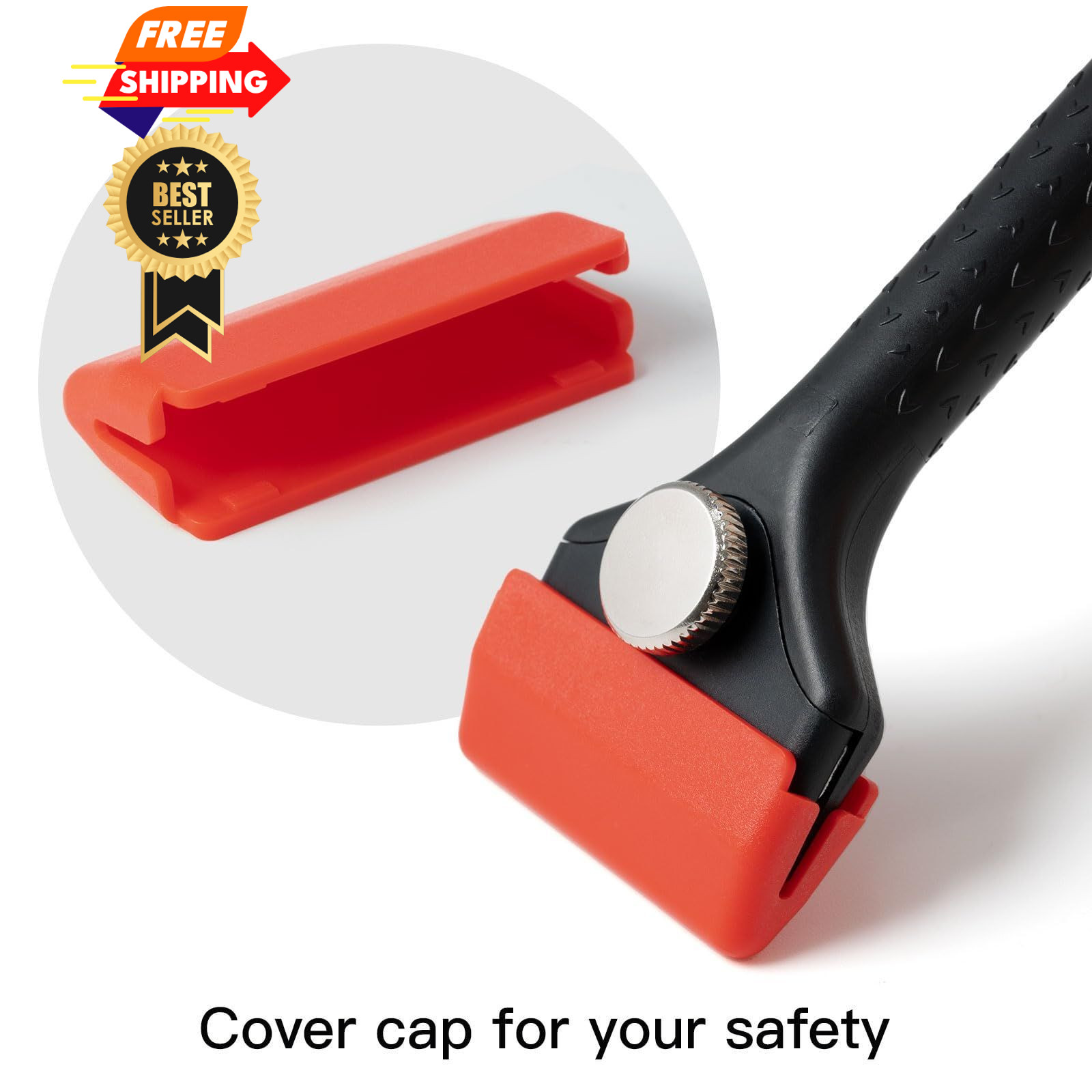 NEWISHTOOL Long Handle Scraper Tool Kit includes 2 Pcs Razor Blade Scraper...