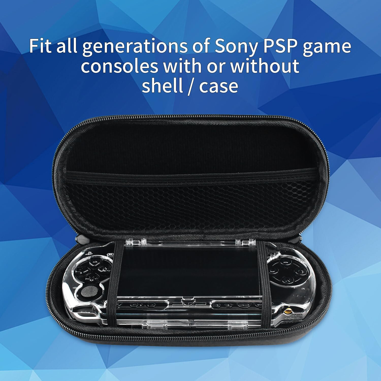 EVA Protective Storage Case Pouch Bag for Sony PSP 1000/2000/3000 Game Console
