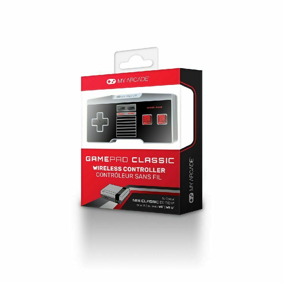 NEW & SEALED GamePad Classic Wireless Controller for NES Classic Edition Wii & U