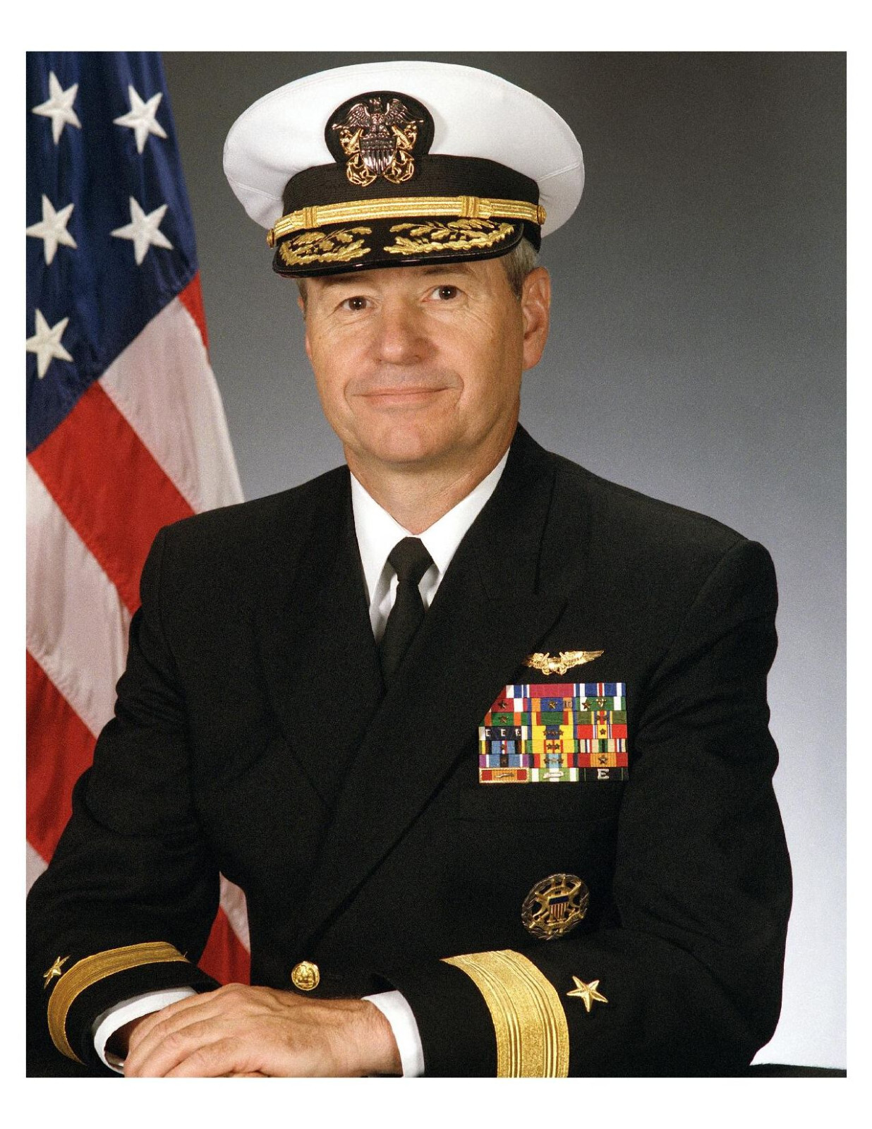 United States Navy Admiral Michael J. McCabe 8x10 Photo On 8.5" x 11"