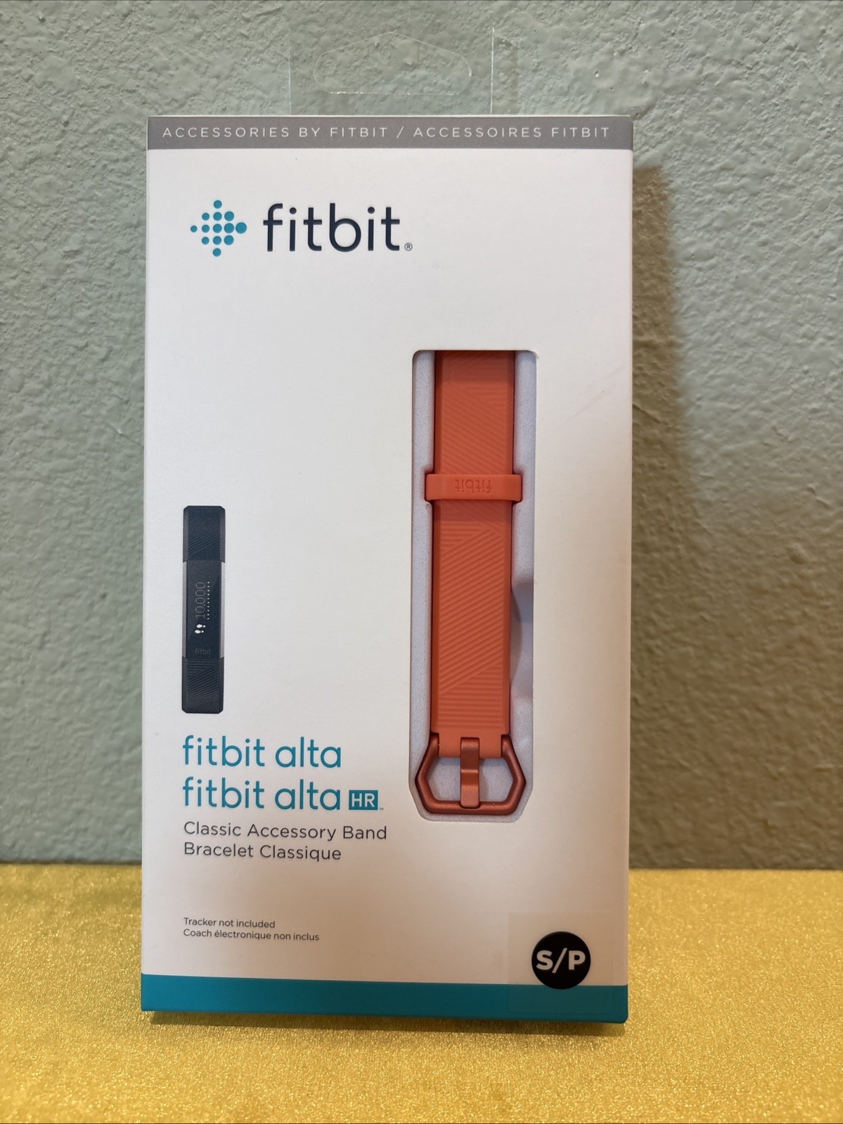 Fitbit Alta & Alta HR Classic Accessory Band – Coral / Orange (Size Small S/P)