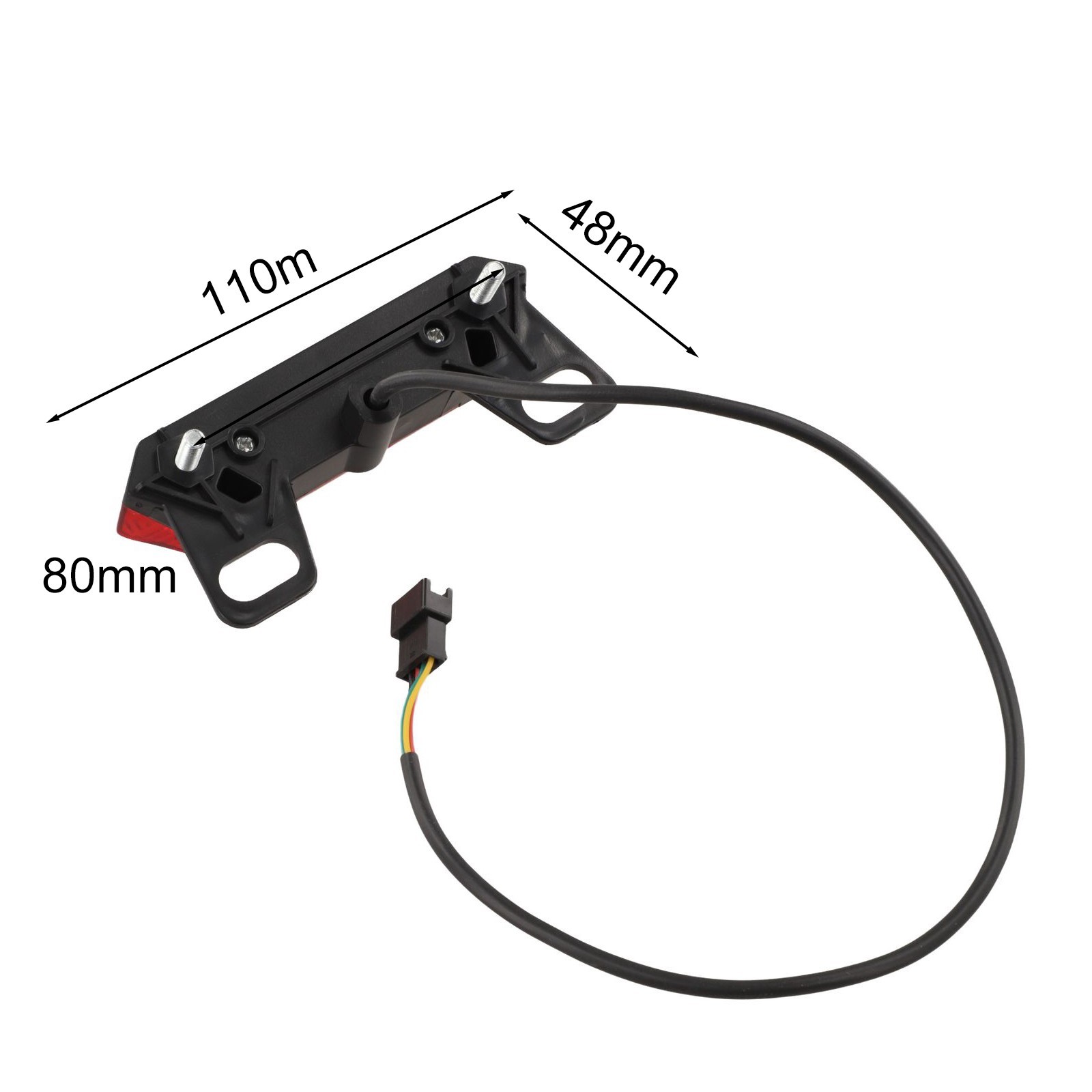 Ebike Rear Light Compact Size Long-lasting Performance Robust Materials