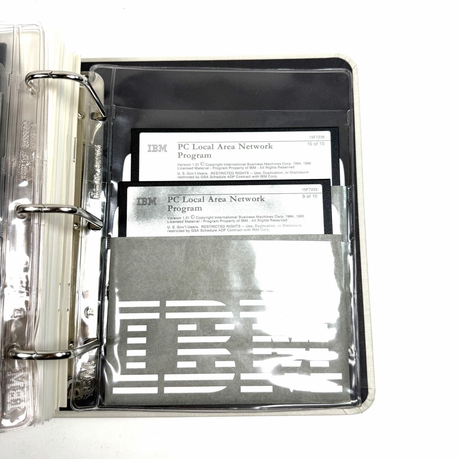 IBM PC Local Area Network Program v1.30 5.25" Floppy Disks DOS 84X0061