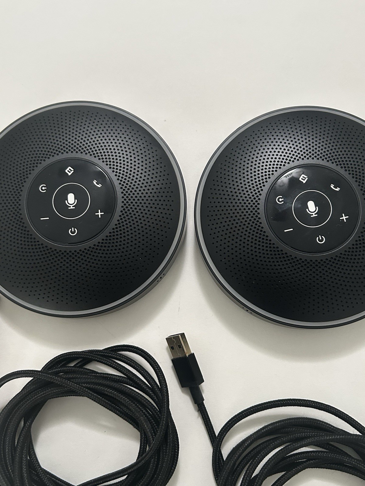 EMeet OfficeCore M220 Lite Wireless Speakerphone Black (2 Pack)