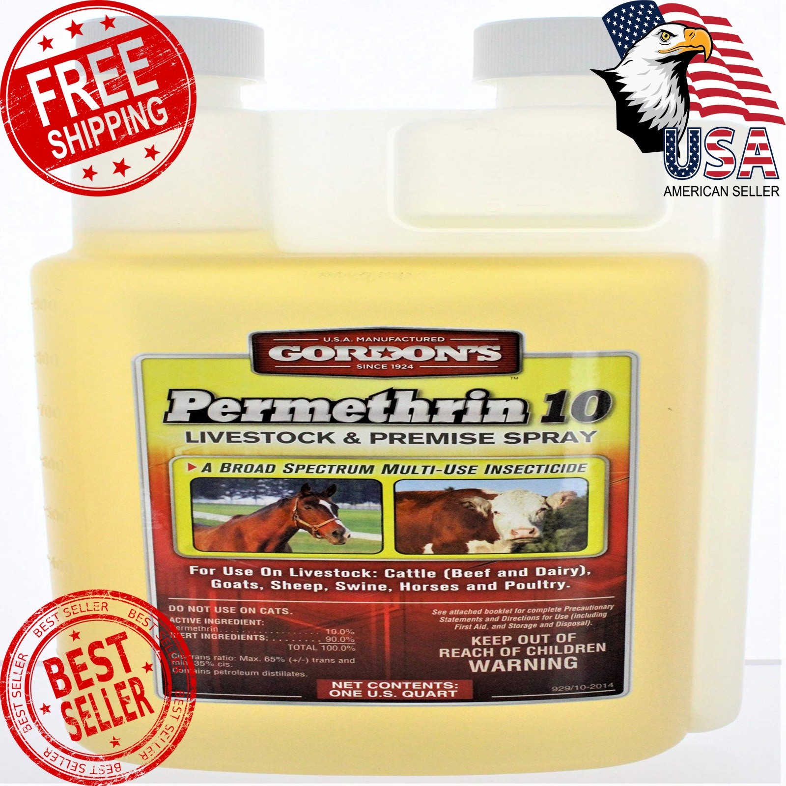 PBI Gordon Permethrin 10 Livestock Spray 1 Quart