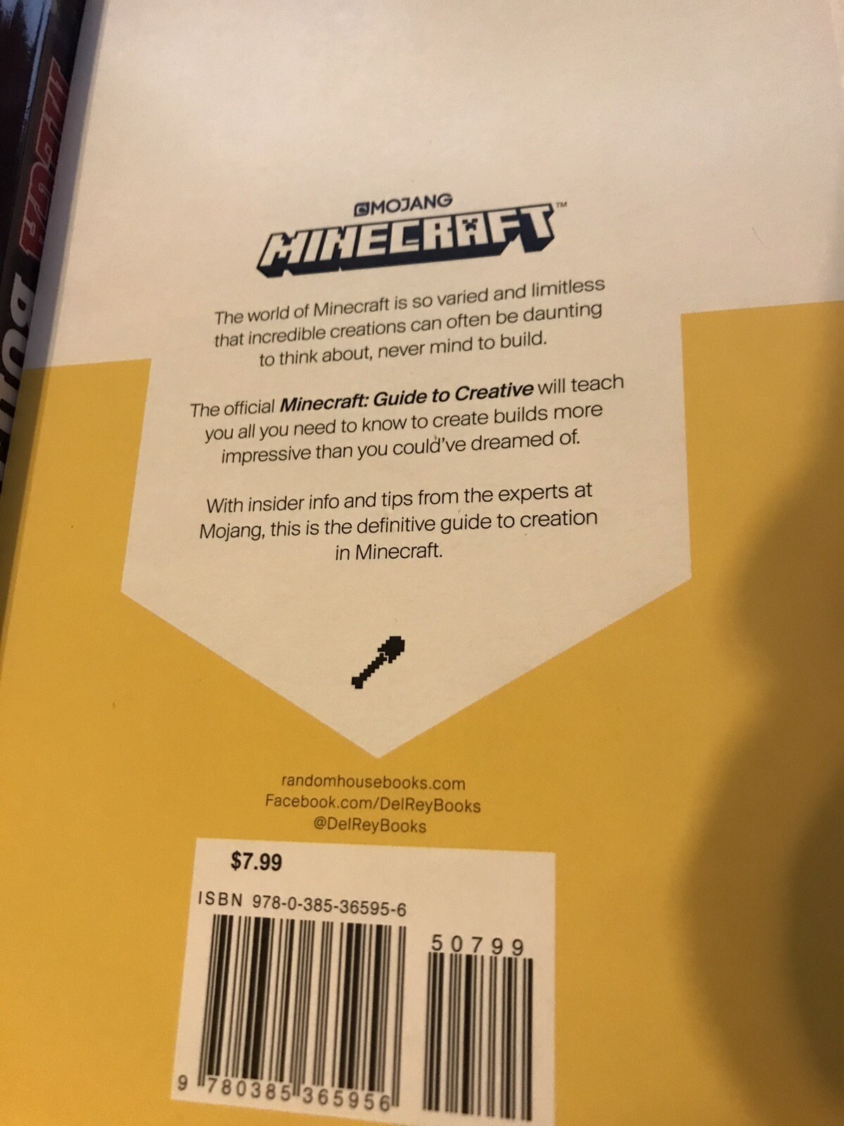 Minecraft books lot (3) - EUC Mega Builder Concrafter Mojang Creative