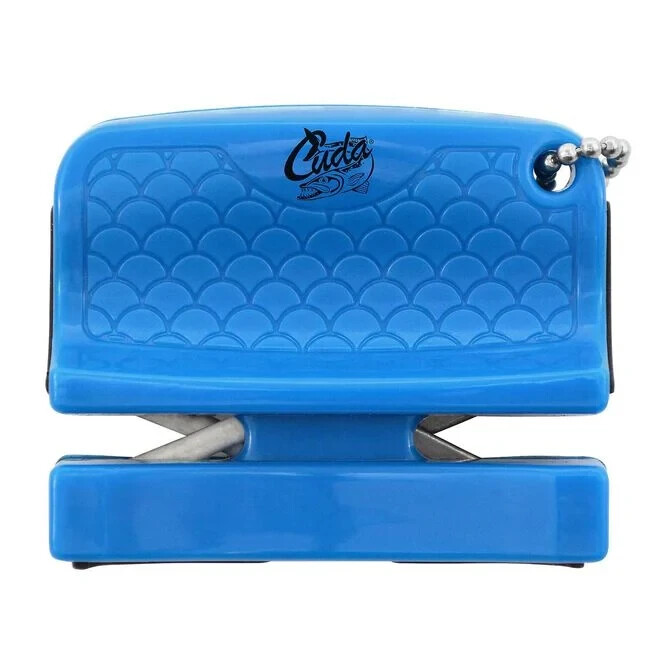 Cuda Knife Sharpener Tool/Keychain 2 Stage Sharpening: Carbide + Ceramic 4 PACK