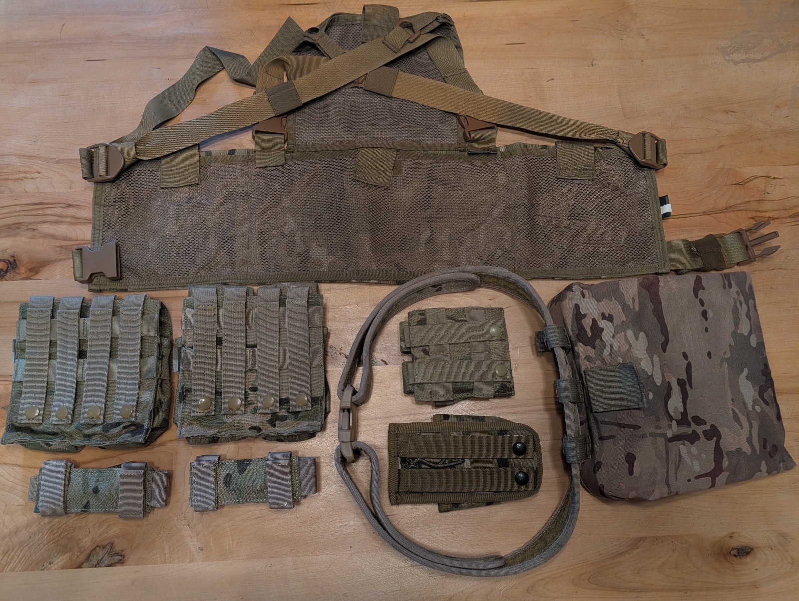 Condor MCR5 Recon Chest Rig, Tactical Tailor Suspender, Pants, + Multicam bundle