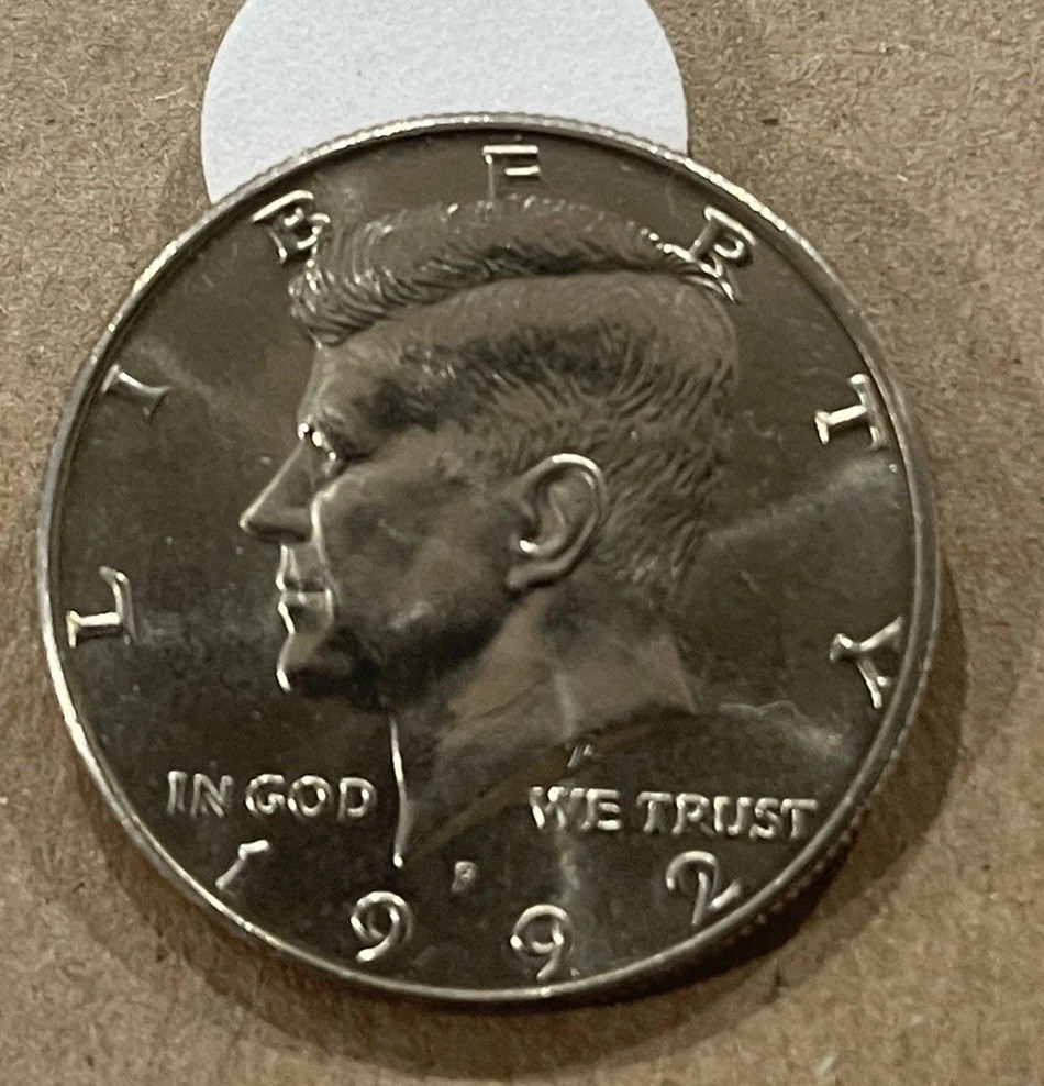 1992 P Kennedy Half Dollar -Nice Rim-Free Shipping