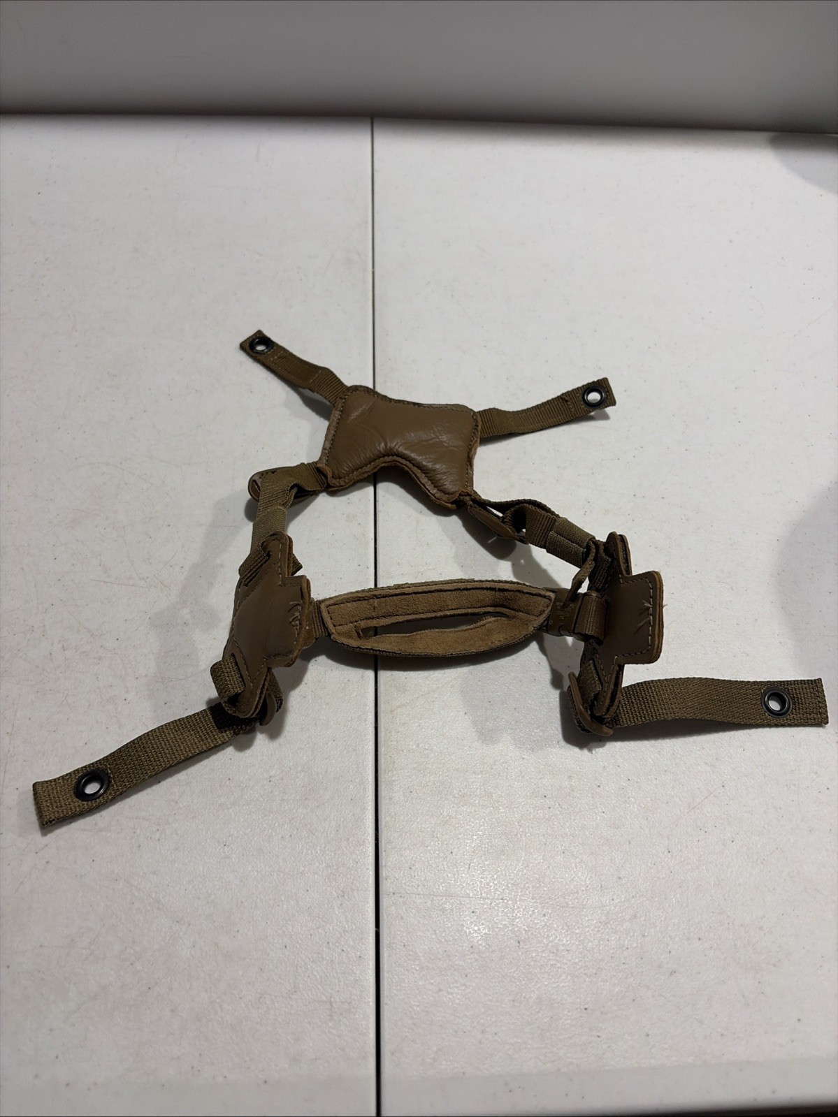 USMC Coyote LMCH Four Point Retention Chin Strap Medium/Large