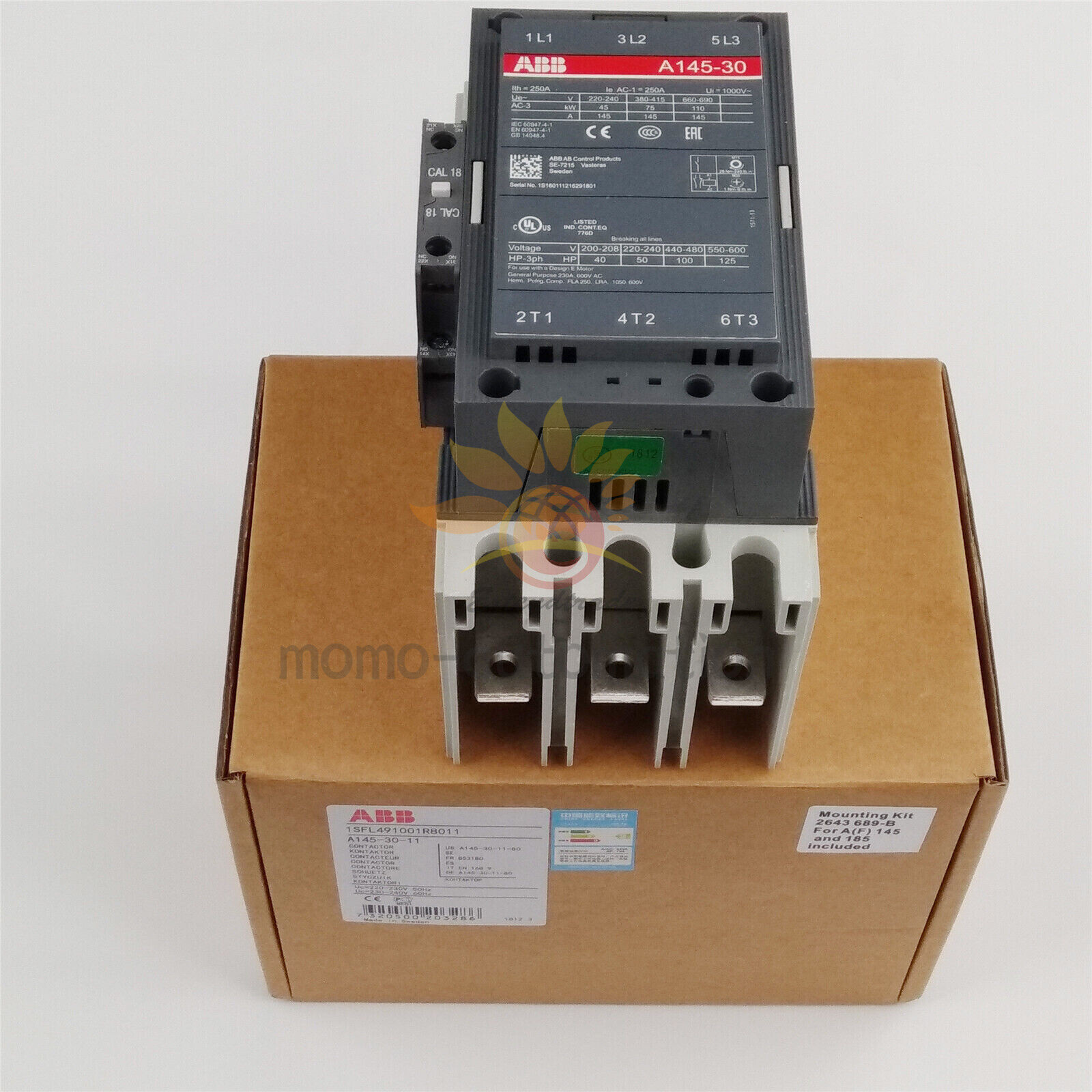 NEW ABB A145-30-11 Contactor 220V 1PCS #MO
