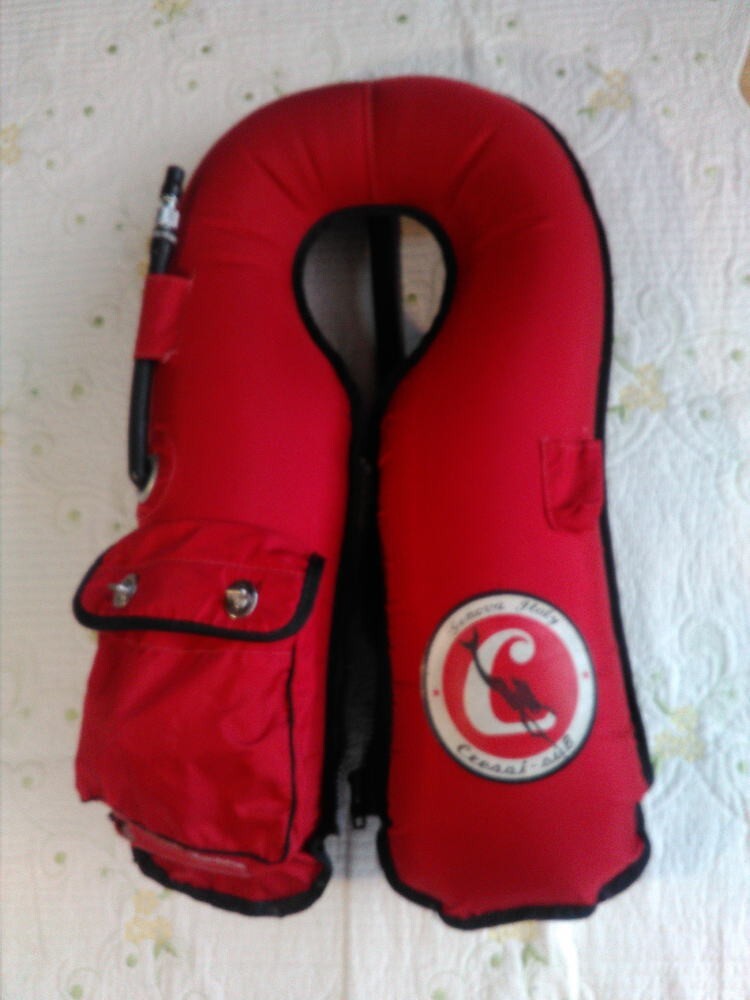 Rare Vintage Jenove Italy Cressi-Sub Inner Tube Diving Vest For collector's.
