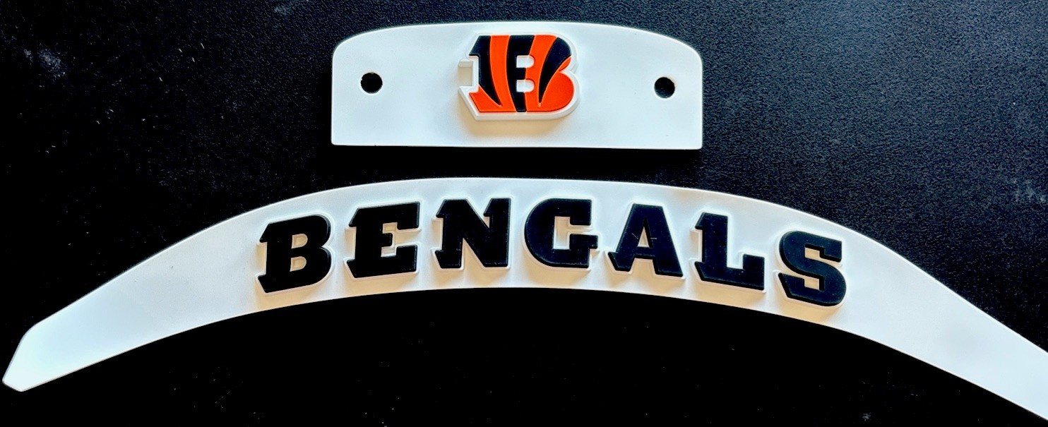 3D Bumpers - CB Speed Set for a Full Size Helmet