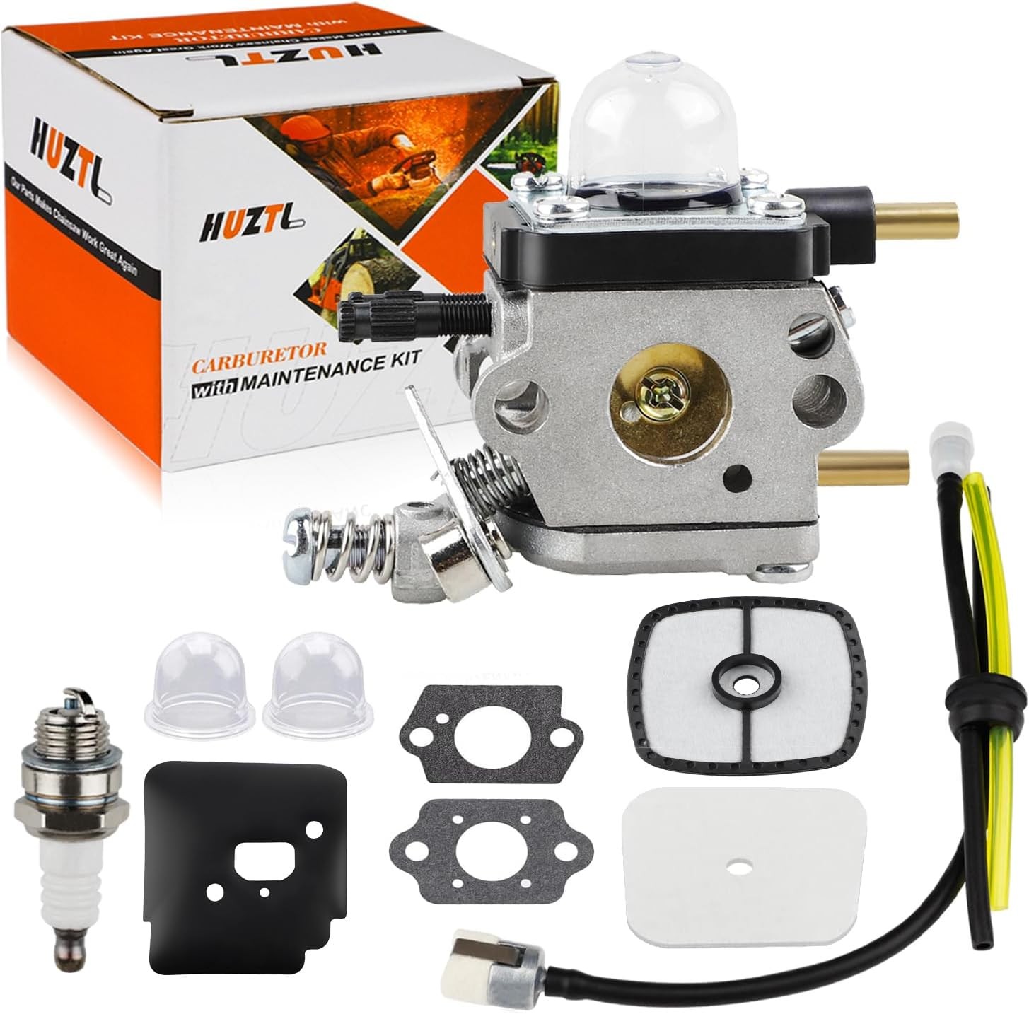 Huztl Carburetor for Mantis Tiller 7222M 7222 7222E 7225 7230 7234 7240 7920...