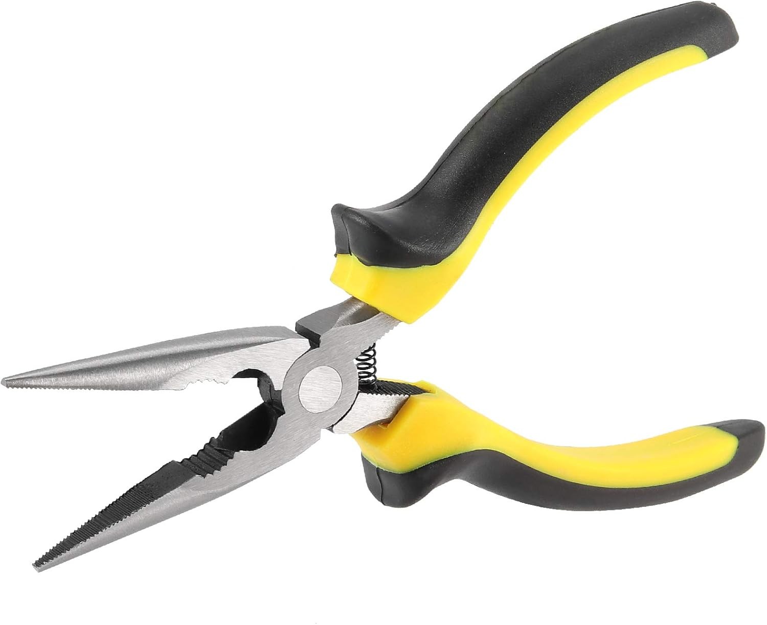 12 Pack 6 Inches Needle Nose Pliers with Wire Cutter and Spring, Black