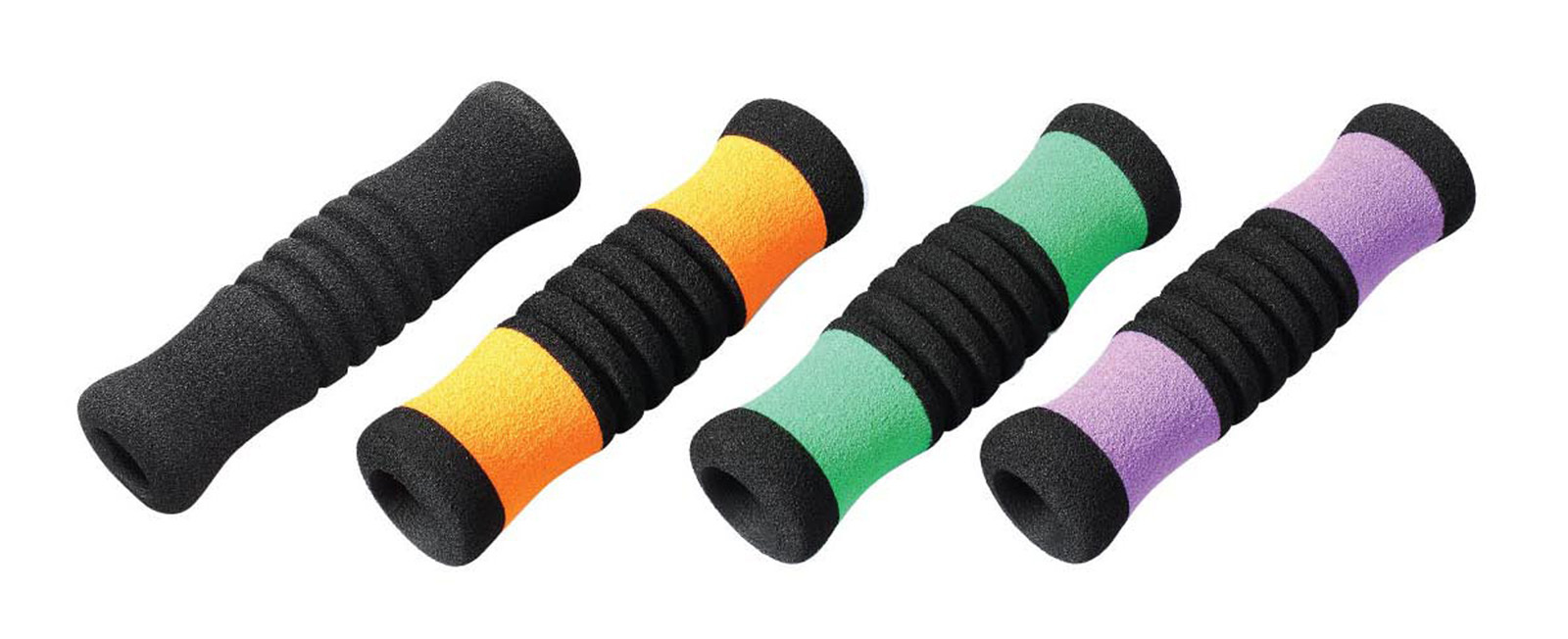 Offset Cane Handle Replacement Hand Grip in Orange, Green, Purple, Pink or Black