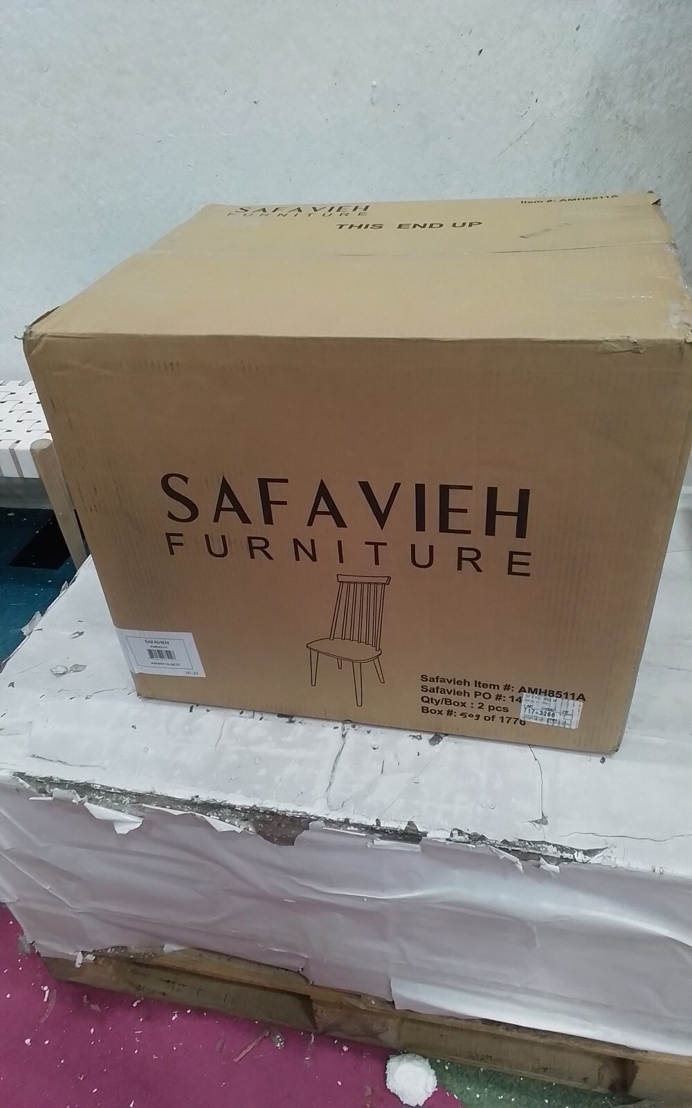Safavieh BURRIS SIDE CHAIR, Reduced Price 2172740398 AMH8511A