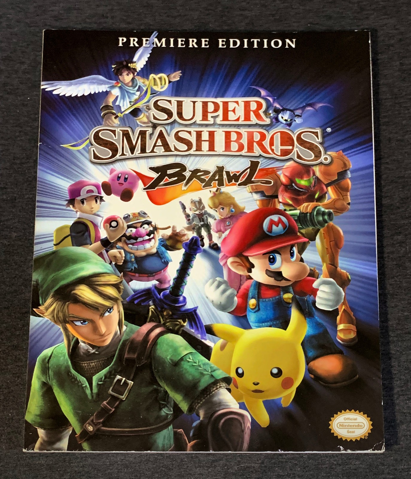 Super Smash Bros. Brawl SSB Nintendo Wii Official Strategy Guide W/ Poster