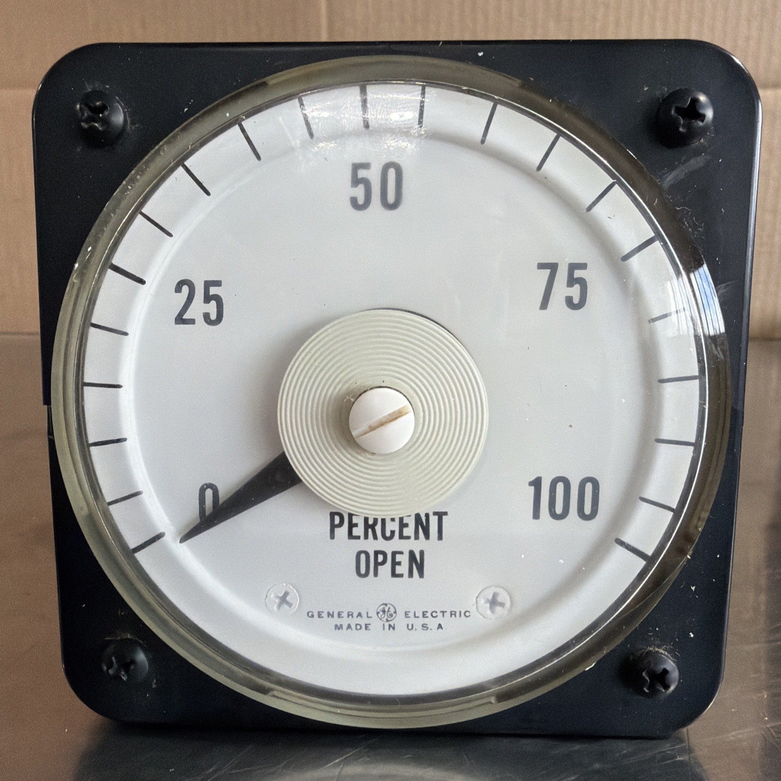 General Electric Ge 50-103111FAFA1KSU Panel Meter 0-100 Percent Nos Surplus