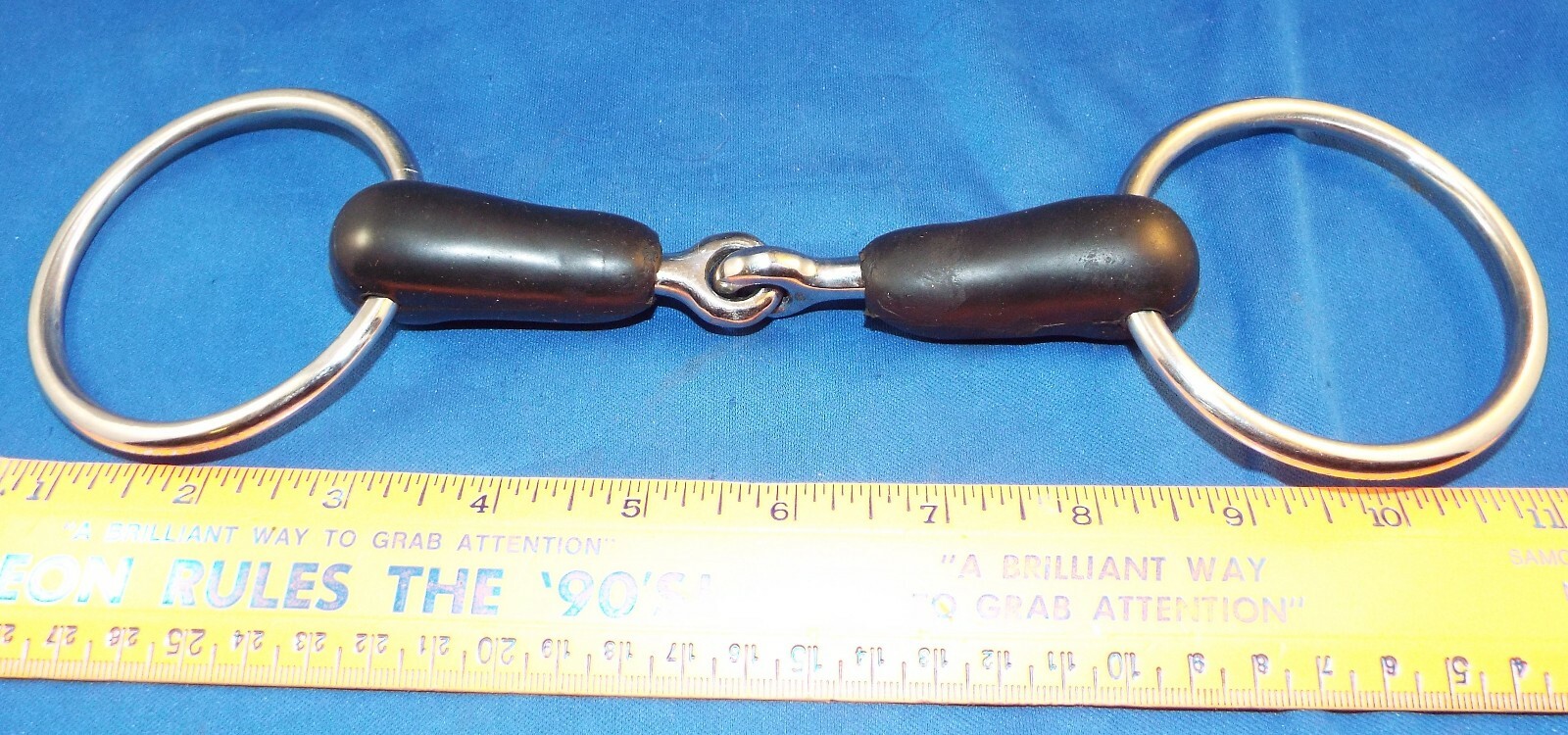 Rubber Loose Ring Snaffle Bit
