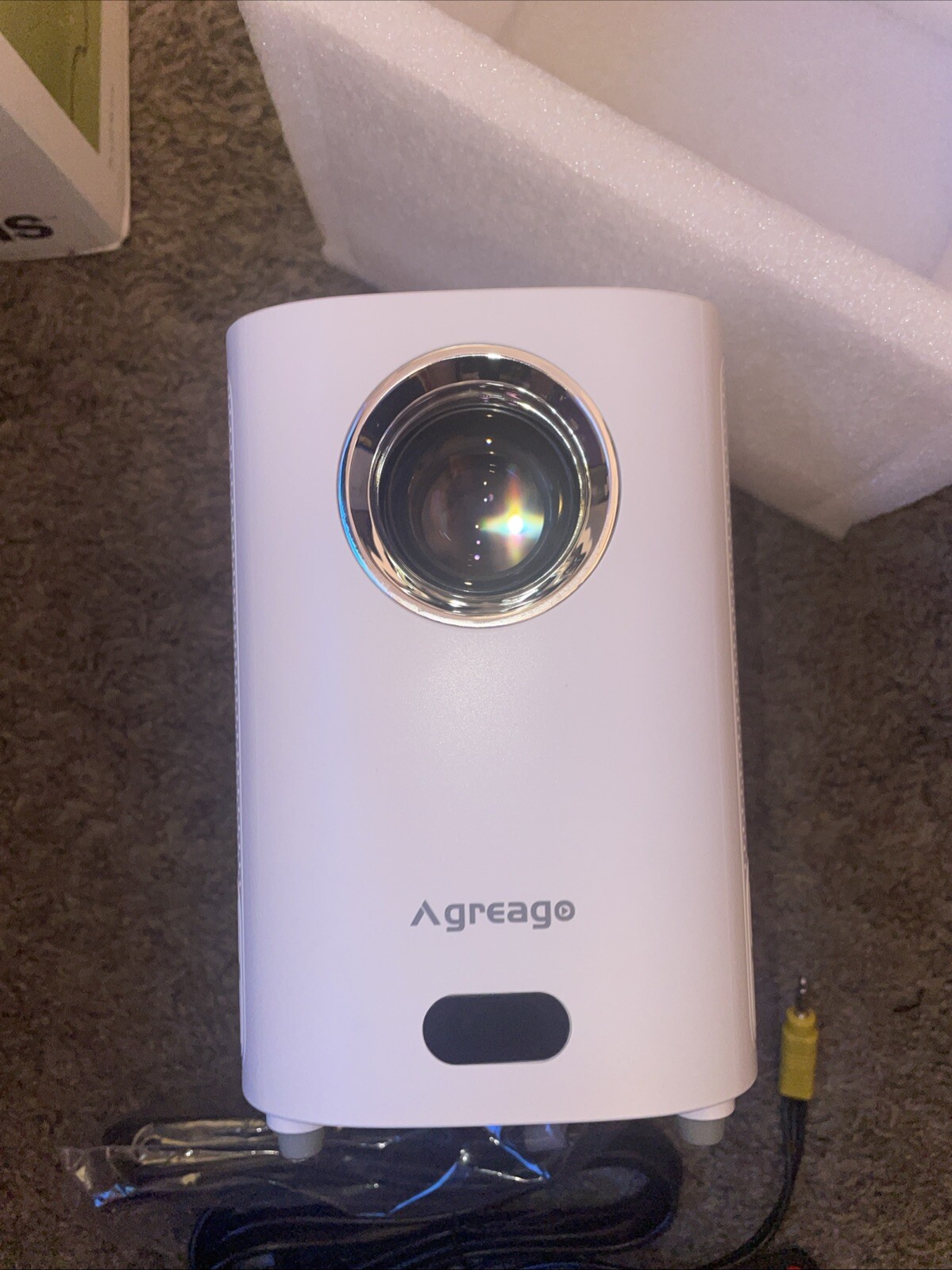 Agreago 1080p Video Projector, Hd, WiFi, Model V3