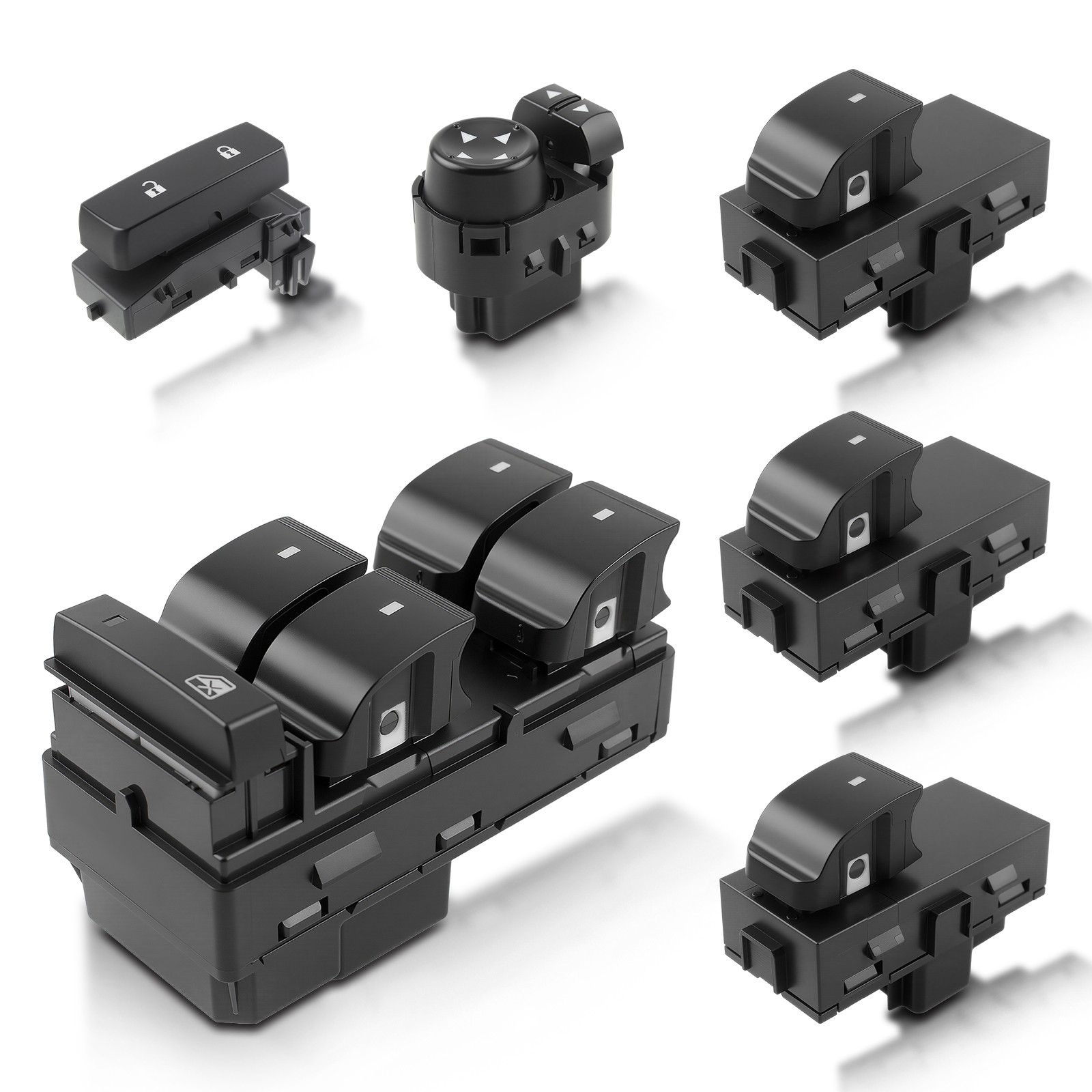 Full Set Power Window Control Switch For Chevy Silverado 1500 2500 3500 07-2014