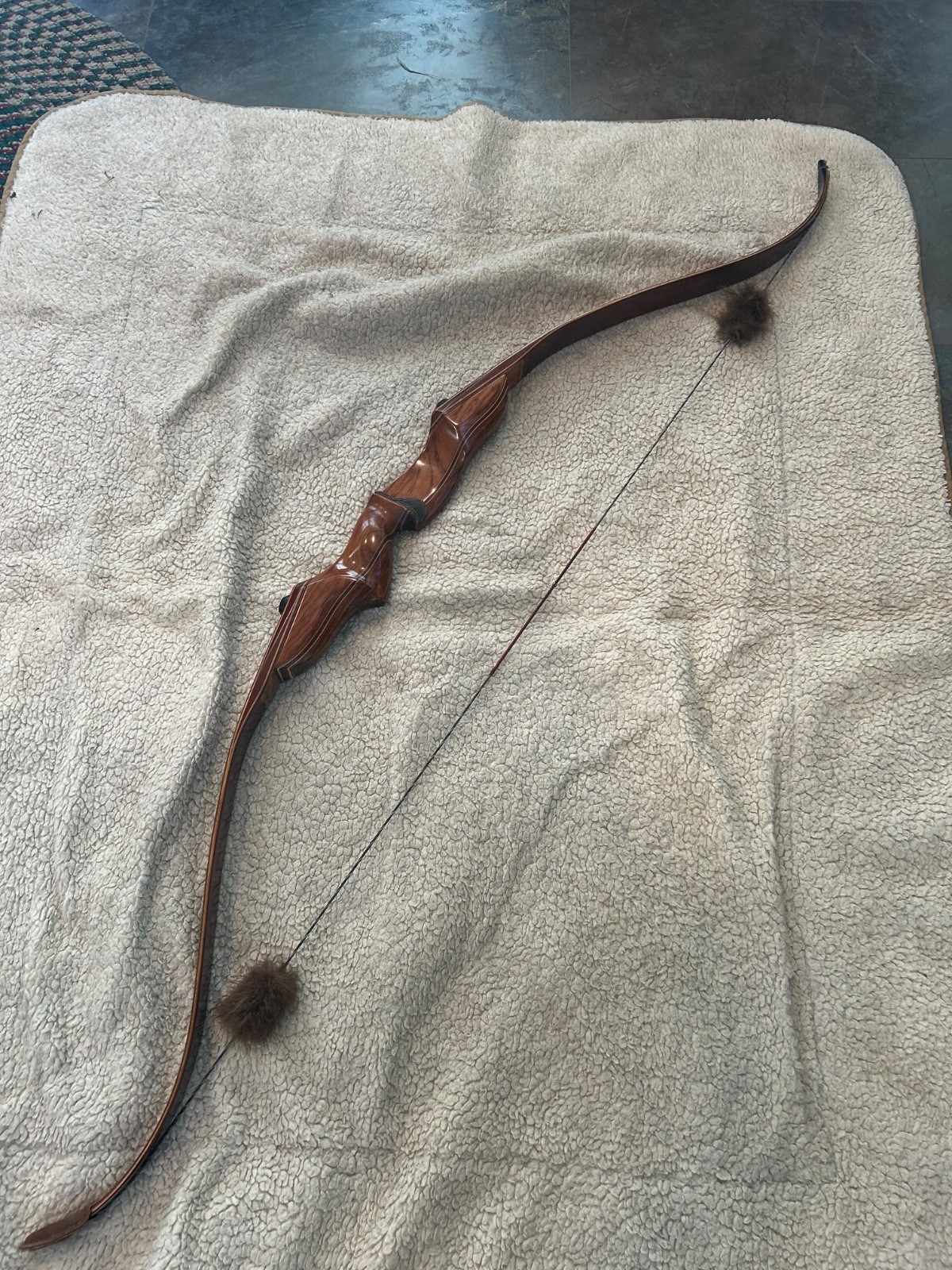 rare Brackenbury recurve bow (exotic woods)