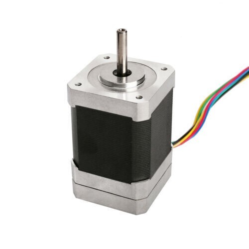 Hot sales ! 1PC Nema17 BLDC motor 42BLF02 4000RPM 52W 63mm 24VDC Round shaft φ5m