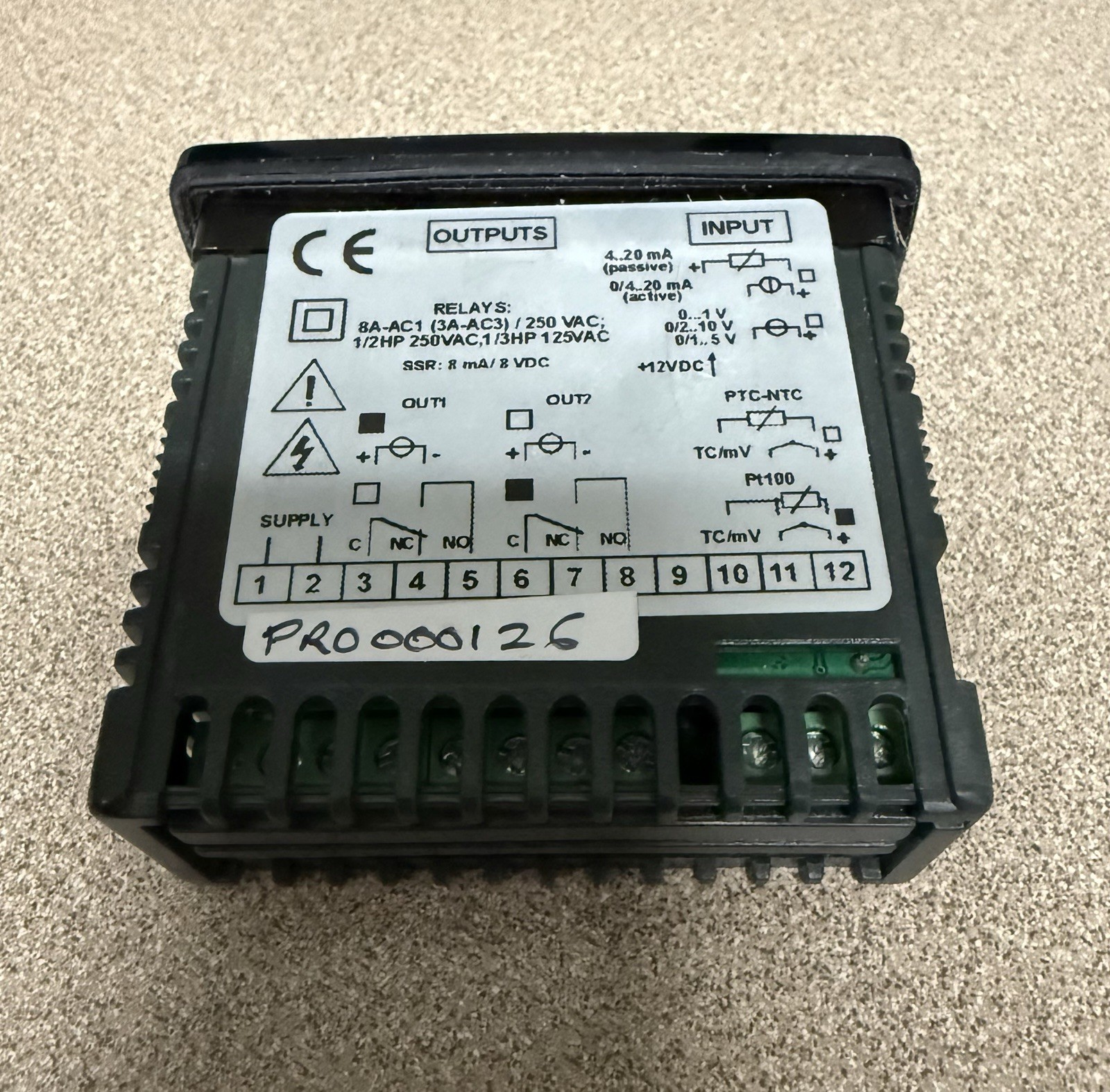 Ascon Tecnologic K38 Temperature Controller- 24 VAC/VDC