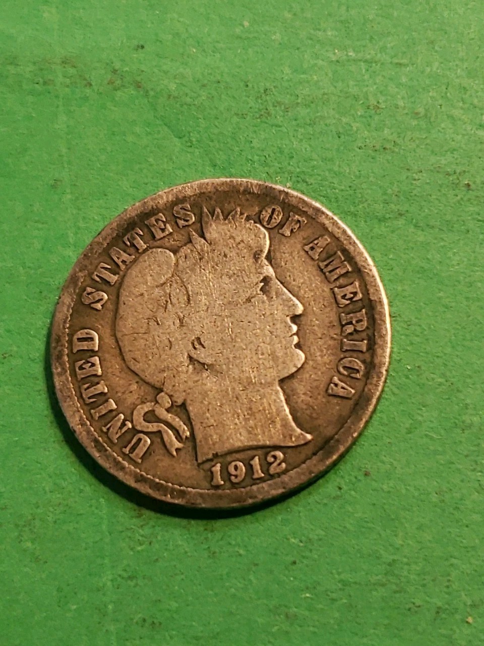 Nice 1912-D Barber Dime