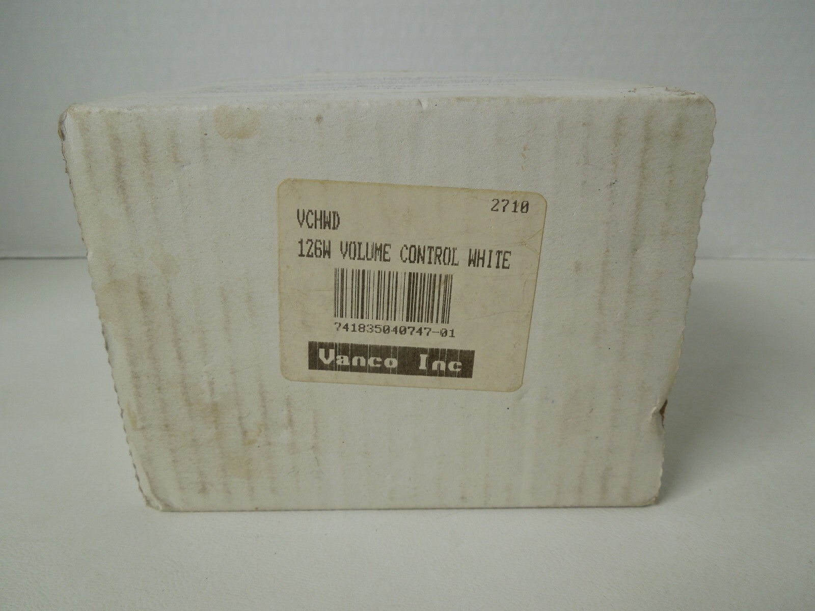 VANCO VCHWD Volume Control White - NEW