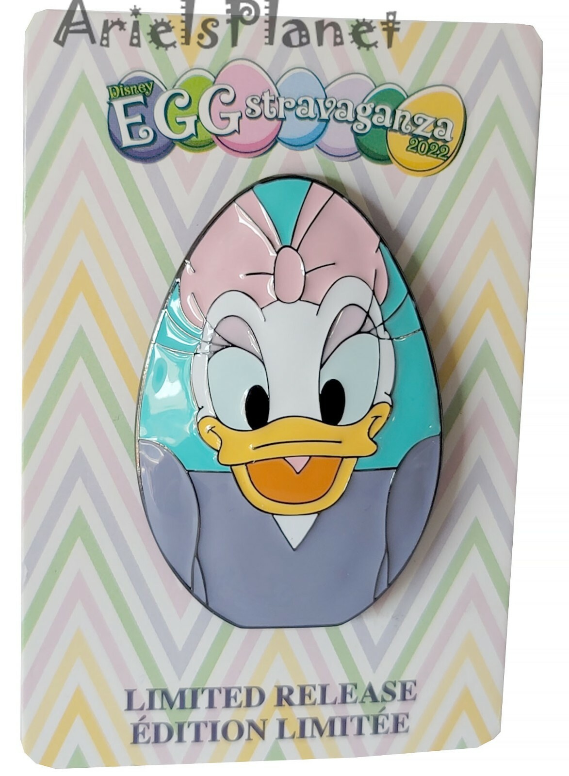 Disney Parks Eggstravaganza Daisy Duck Egg Pin Limited Release LR